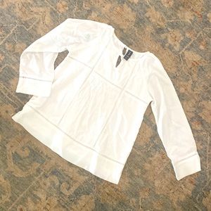 Girls toddler sz 5 NWOT white cotton blouse